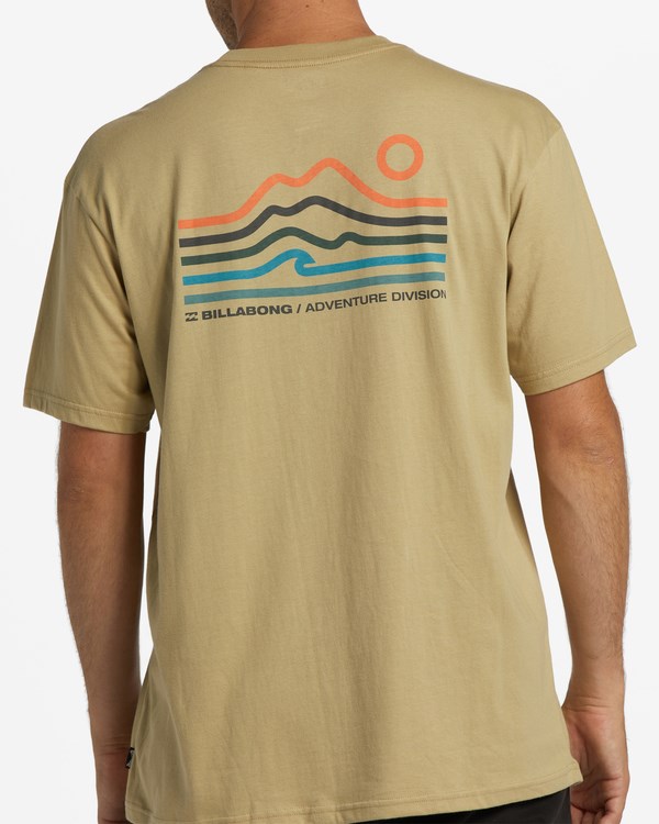 Billabong A/Div Peak Krátké Sleeve T-Shirt Sand Dune | PZXBED-465