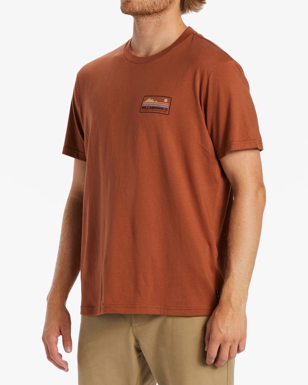 Billabong A/Div Range Krátké Sleeve T-Shirt Amber | MCBPRH-029