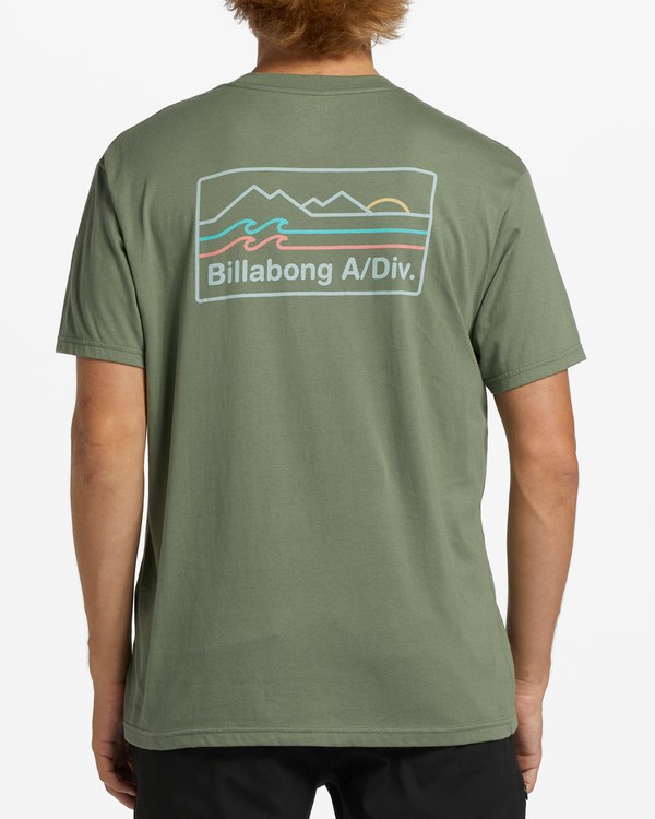 Billabong A/Div Range Krátké Sleeve T-Shirt Surplus | QWCKIT-789