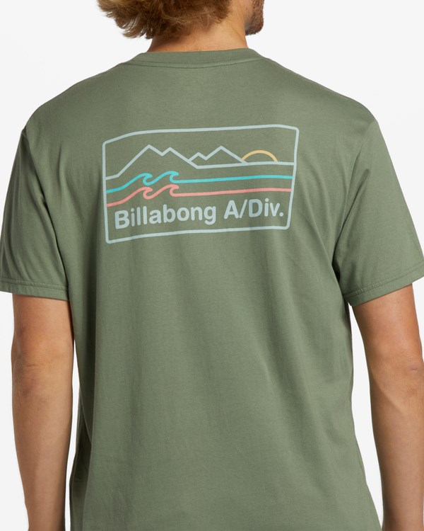 Billabong A/Div Range Krátké Sleeve T-Shirt Surplus | QWCKIT-789