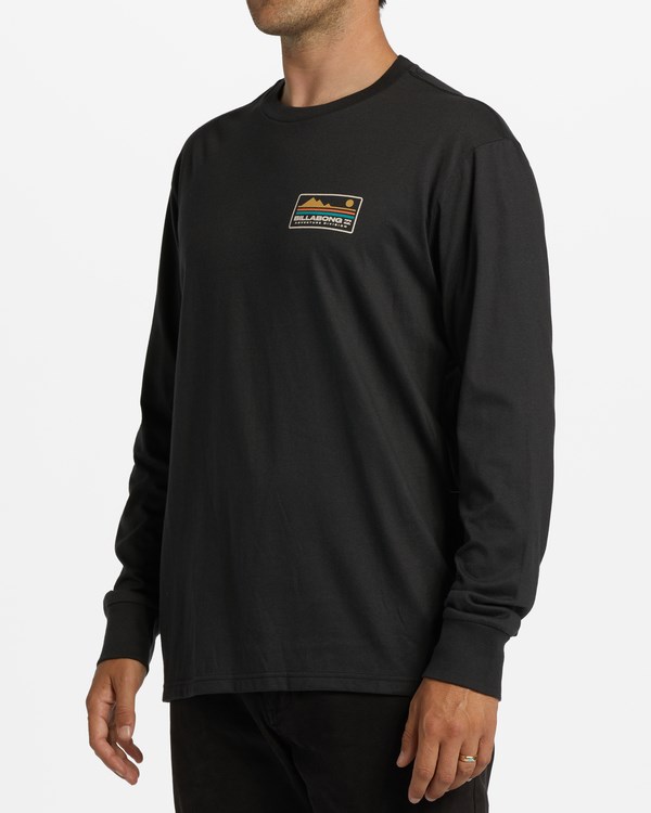 Billabong A/Div Range Long Sleeve T-Shirt Černé | CEHPOD-184