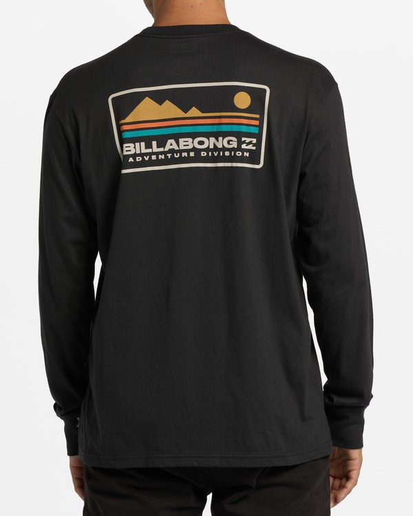 Billabong A/Div Range Long Sleeve T-Shirt Černé | CEHPOD-184