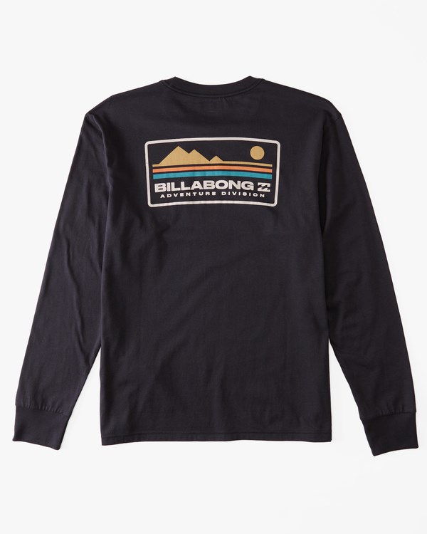 Billabong A/Div Range Long Sleeve T-Shirt Černé | CEHPOD-184