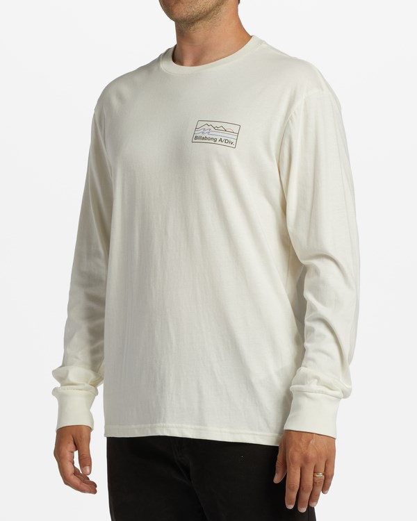 Billabong A/Div Range Long Sleeve T-Shirt Bílé | ETIQRZ-745