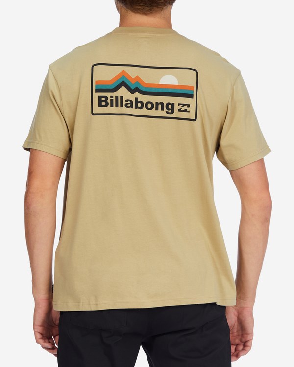 Billabong A/Div Range Organic Krátké Sleeve T-Shirt Sand Dune | EJKFGQ-908