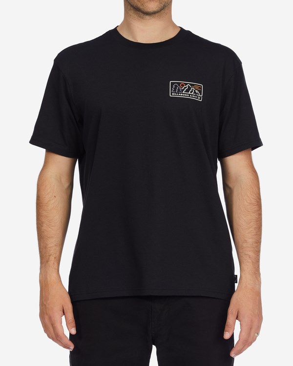 Billabong A/Div Range Organic Krátké Sleeve T-Shirt Černé | ILHJVY-714