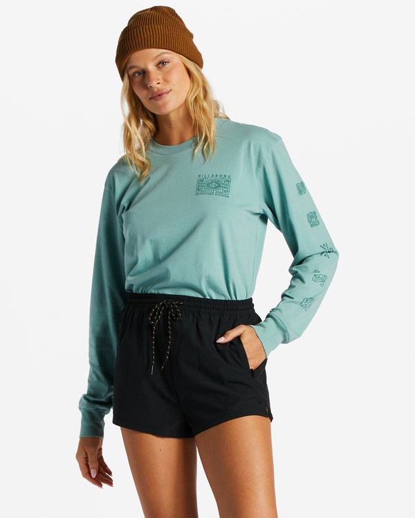 Billabong A/Div Relaxed Adventure Shorts Černé | OJSYXQ-093