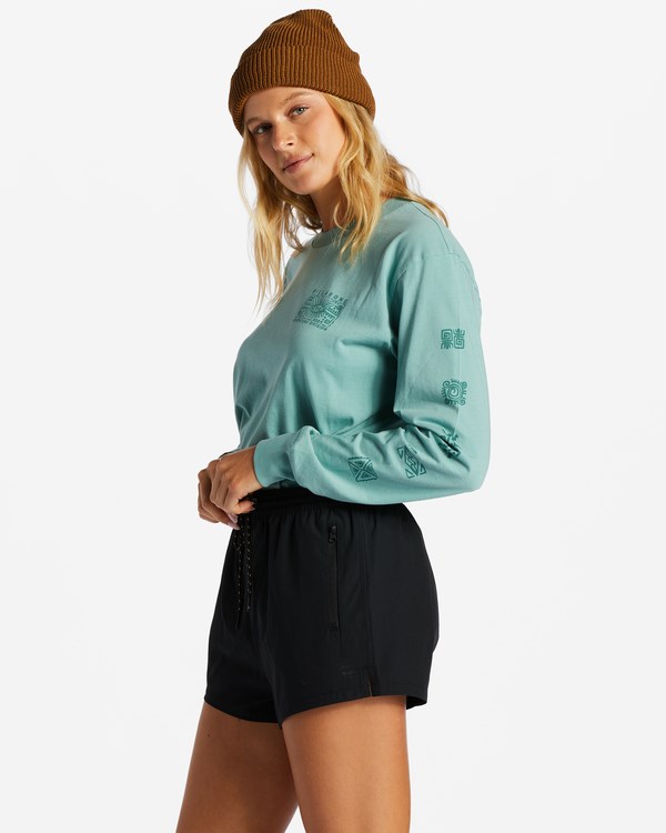 Billabong A/Div Relaxed Adventure Shorts Černé | OJSYXQ-093