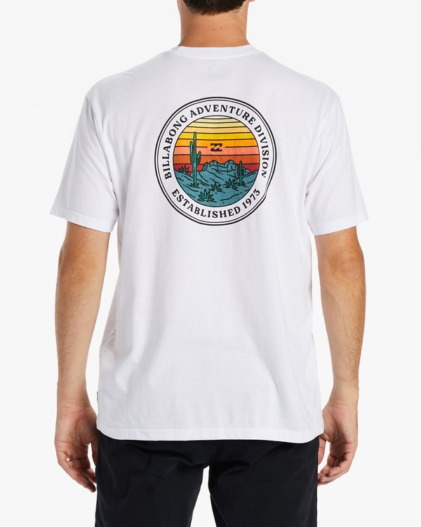 Billabong A/Div Rockies Krátké Sleeve T-Shirt Bílé | SXDZNU-601