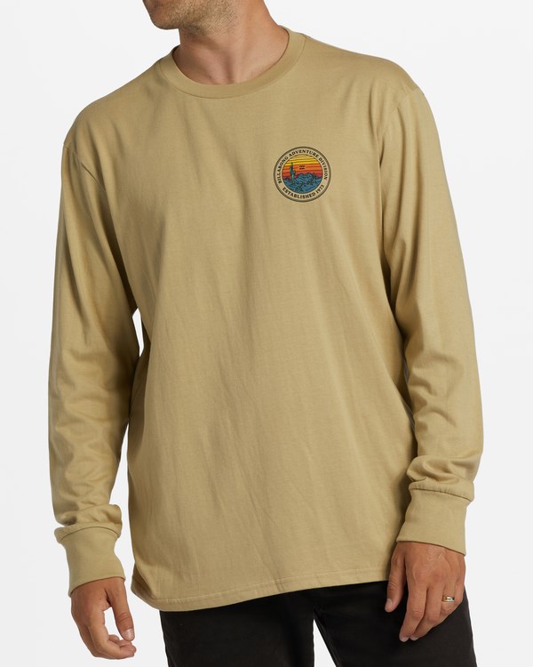 Billabong A/Div Rockies Long Sleeve T-Shirt Sand Dune | BUXEGK-594