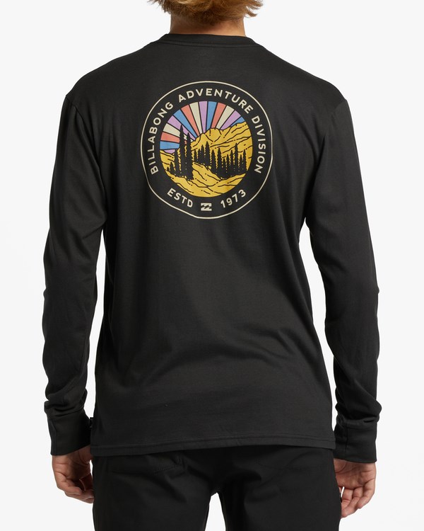 Billabong A/Div Rockies Long Sleeve T-Shirt Černé | GAQFBY-628