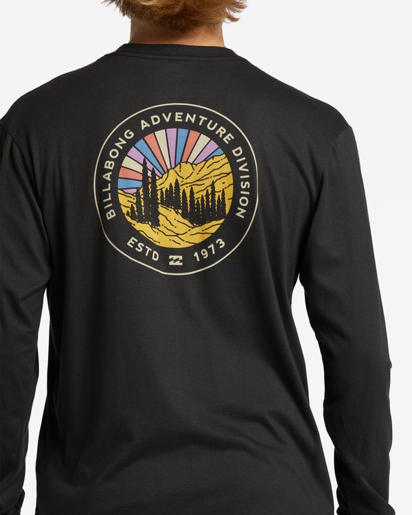 Billabong A/Div Rockies Long Sleeve T-Shirt Černé | GAQFBY-628