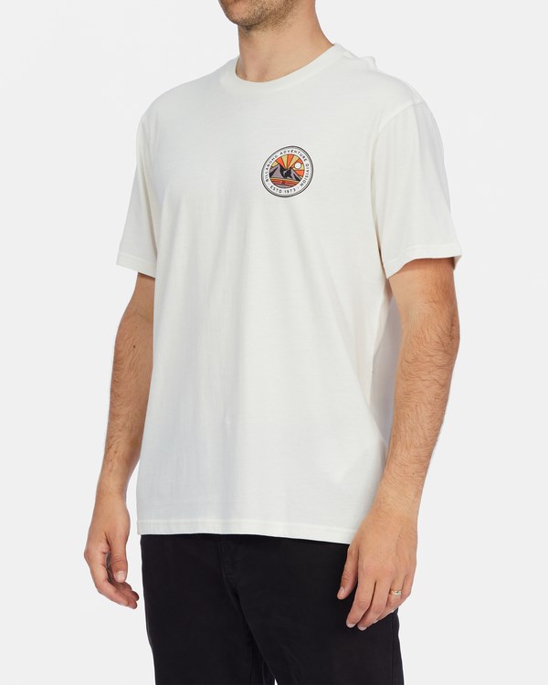Billabong A/Div Rockies Organic Krátké Sleeve T-Shirt Bílé | CJNBTX-879