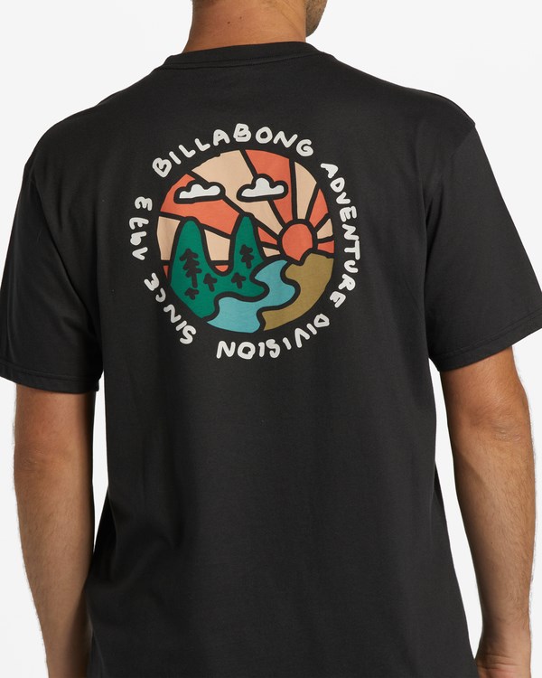Billabong A/Div Shine Krátké Sleeve T-Shirt Černé | LWRUQP-685