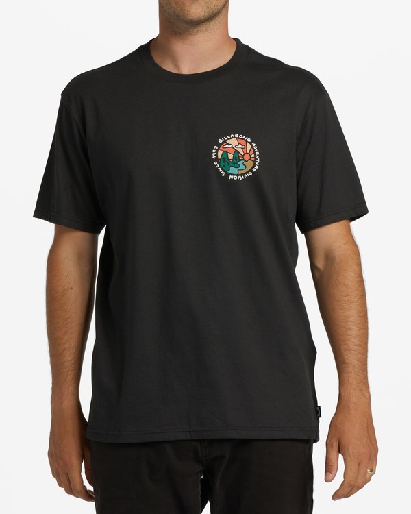 Billabong A/Div Shine Krátké Sleeve T-Shirt Černé | LWRUQP-685