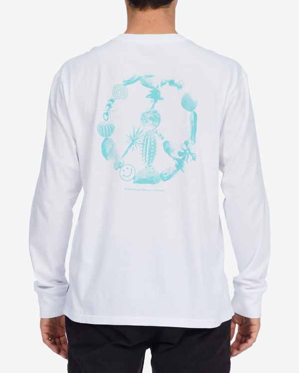 Billabong A/Div Source Organic Long Sleeve T-Shirt Bílé | TYMOSU-346