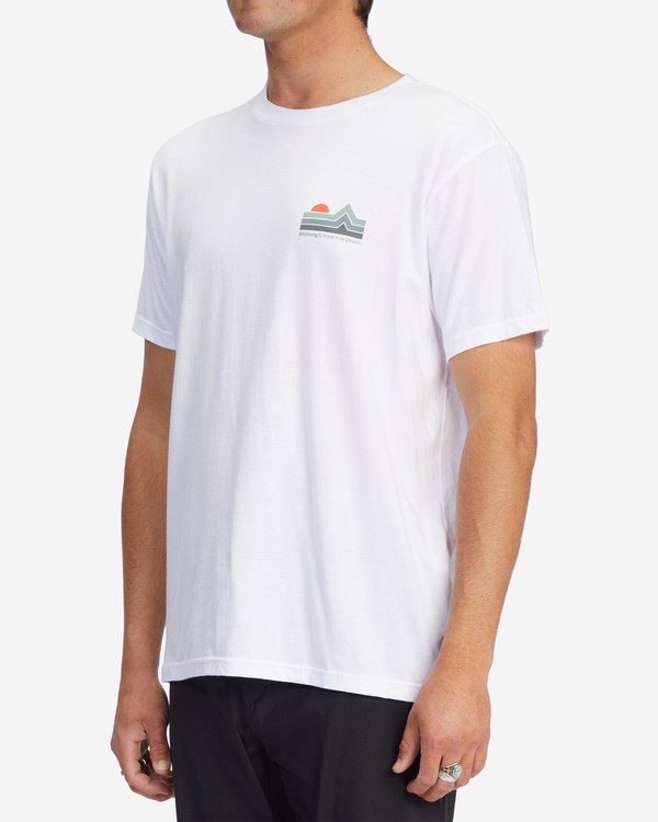 Billabong A/Div Stretch Organic Krátké Sleeve T-Shirt Bílé | NIFQGY-230