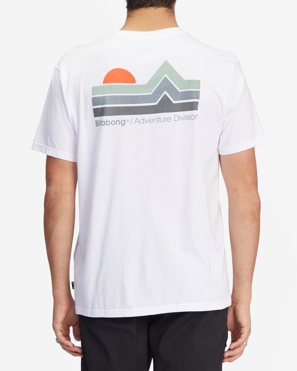 Billabong A/Div Stretch Organic Krátké Sleeve T-Shirt Bílé | NIFQGY-230