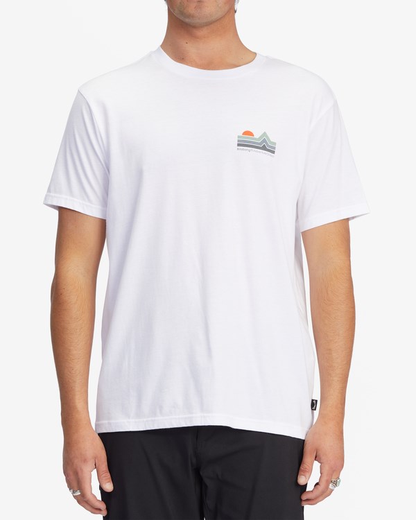 Billabong A/Div Stretch Organic Krátké Sleeve T-Shirt Bílé | NIFQGY-230