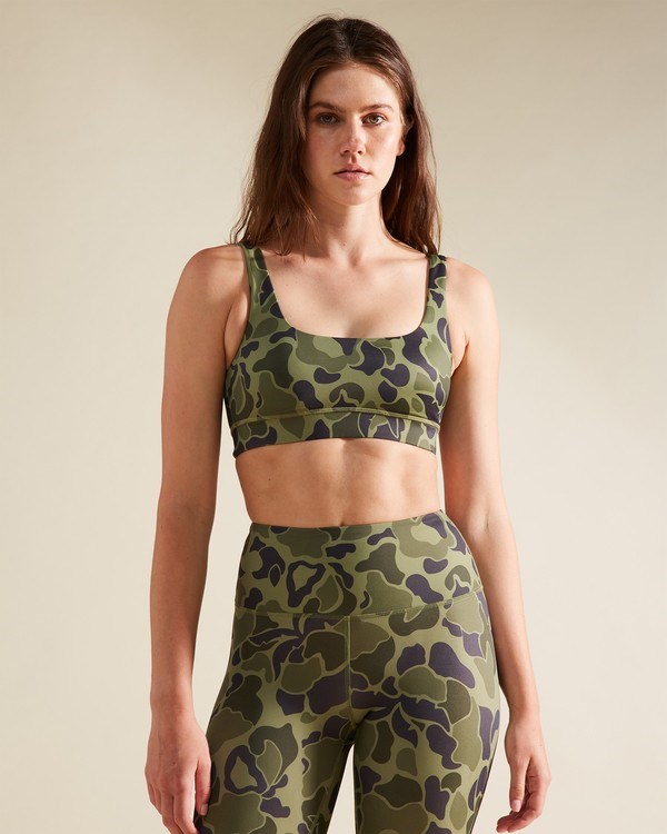 Billabong A/Div Summit Bra Tank Top Canteen | KVSPLD-471