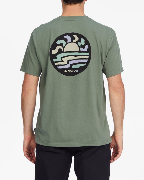 Billabong A/Div Sundown Organic Krátké Sleeve T-Shirt Surplus | MKPBDR-426