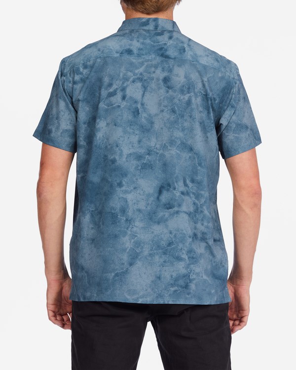 Billabong A/Div Surftrek Perf Krátké Sleeve Shirt Blankyt | CTMWVE-580