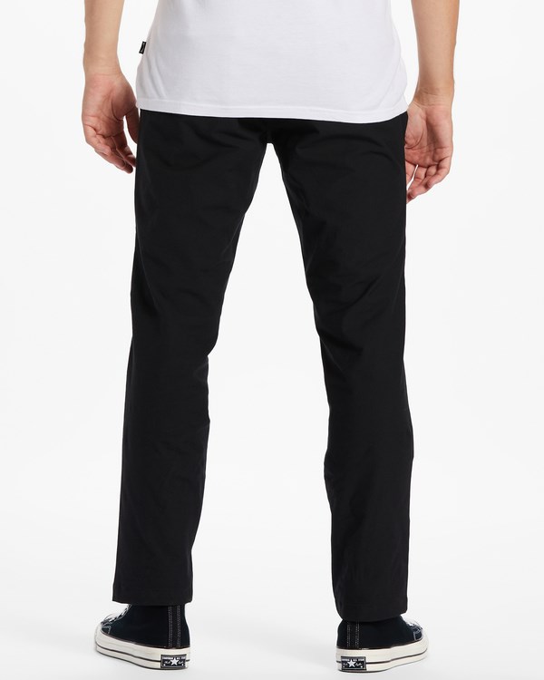 Billabong A/Div Surftrek Plus Organic Elastic Pasem Pants Černé | AJBUXK-937