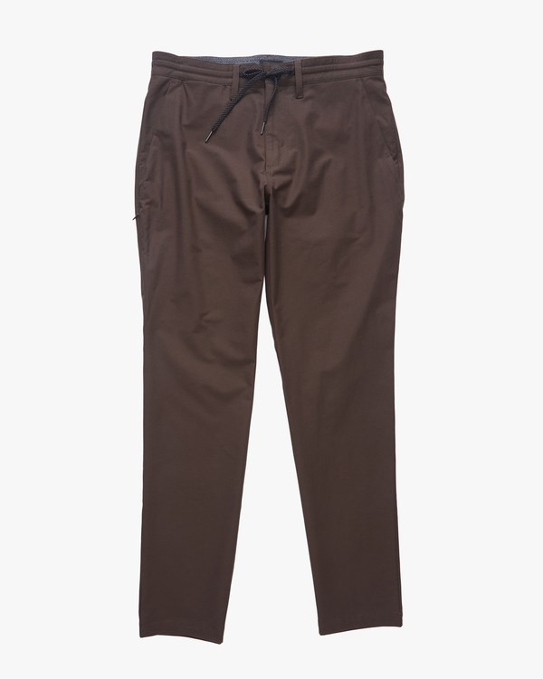 Billabong A/Div Surftrek Plus Organic Elastic Pasem Pants Káva | OGTNWC-450