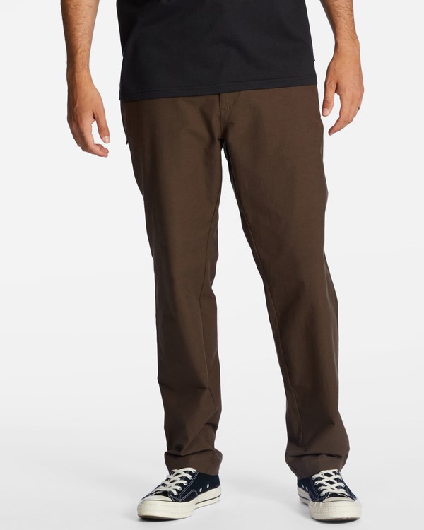 Billabong A/Div Surftrek Plus Organic Elastic Pasem Pants Káva | XQMPOR-580