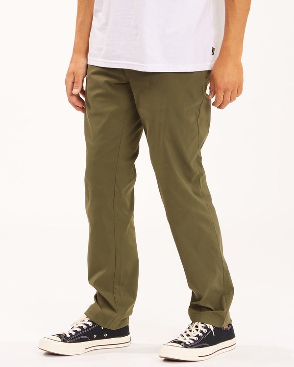 Billabong A/Div Surftrek Plus Pants Tmavě Olivy Zelené | LAPCYK-291