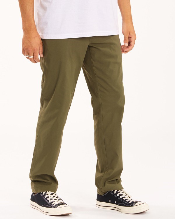 Billabong A/Div Surftrek Plus Pants Tmavě Olivy Zelené | LAPCYK-291