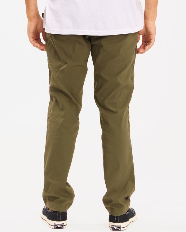 Billabong A/Div Surftrek Plus Pants Tmavě Olivy Zelené | LAPCYK-291