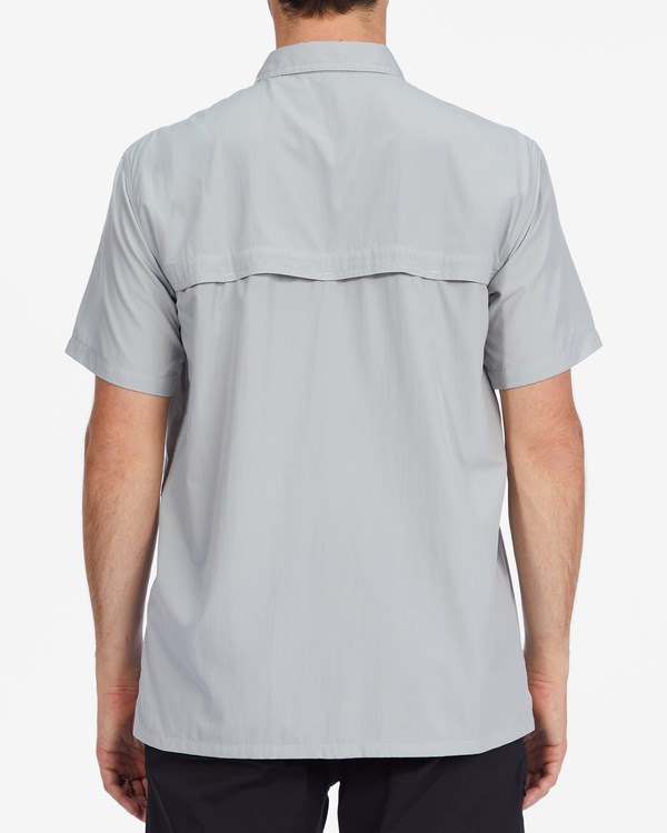 Billabong A/Div Surftrek Tech UPF 50+ Krátké Sleeve Shirt Světle Šedé | MSOPCQ-219