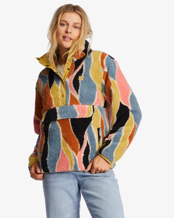 Billabong A/Div Switchback Pullover Mock Neck Sweatshirt Multi 2 | IKHURO-867