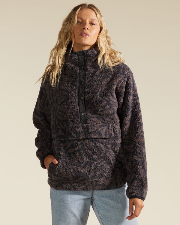 Billabong A/Div Switchback Pullover Mock Neck Sweatshirt Černé | QMCEWA-940