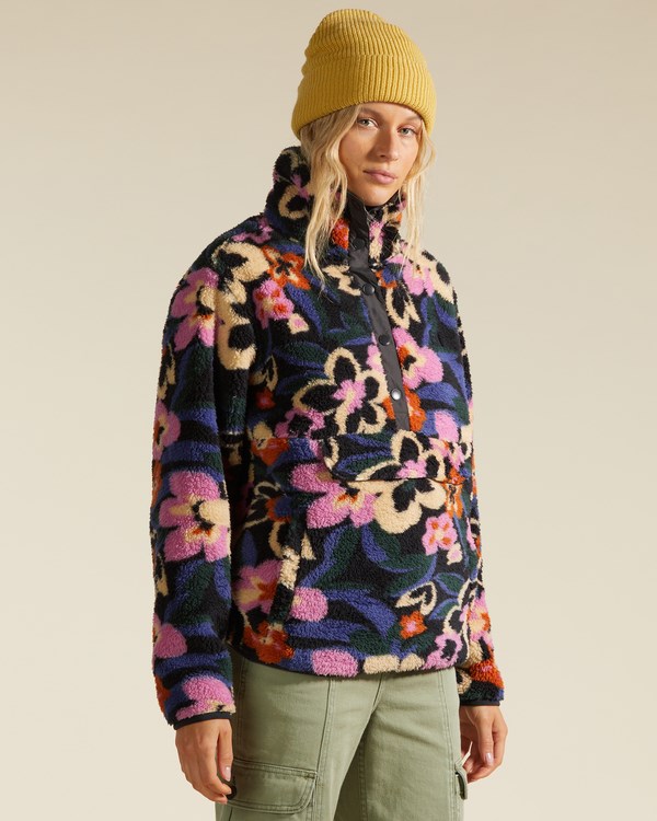 Billabong A/Div Switchback Pullover Mock Neck Sweatshirt Multi | UWCXGL-369