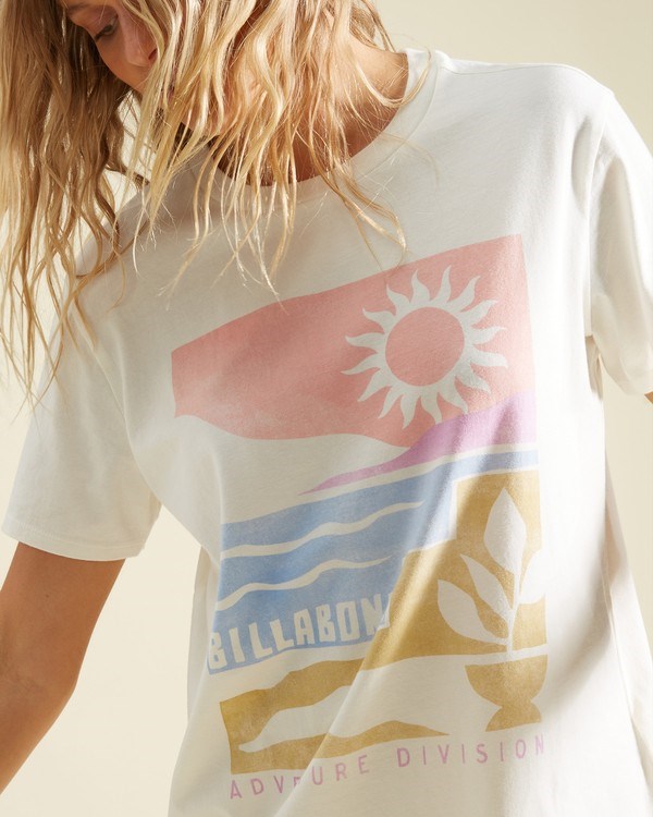Billabong A/Div Tee Krátké Sleeve UPF 50 T-Shirt Salt Crystal | NXWYBG-257