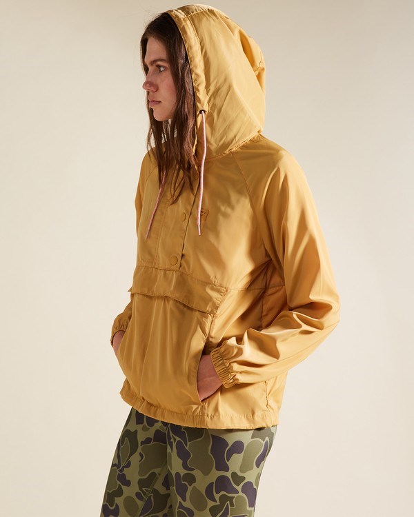 Billabong A/Div Trailové Along Anorak Pullover Jacket Wild Honey | VNSMHR-025