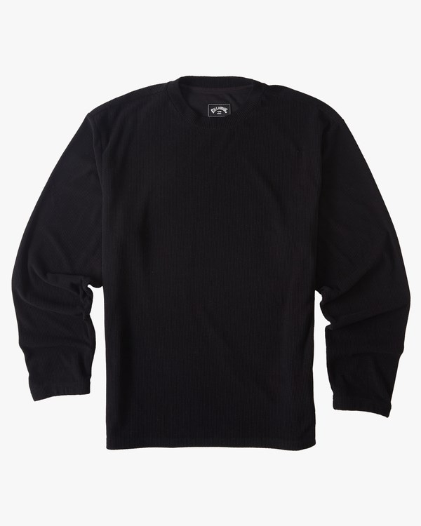 Billabong A/Div Waffle Long Sleeve Thermal Černé | GLSTJP-948