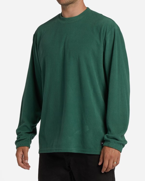Billabong A/Div Waffle Long Sleeve Thermal Evergreen | RUDJPT-275