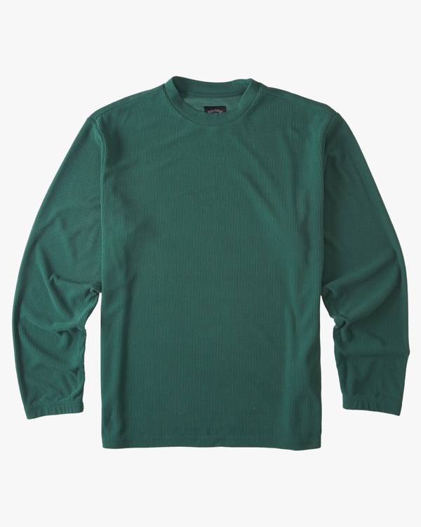 Billabong A/Div Waffle Long Sleeve Thermal Evergreen | RUDJPT-275