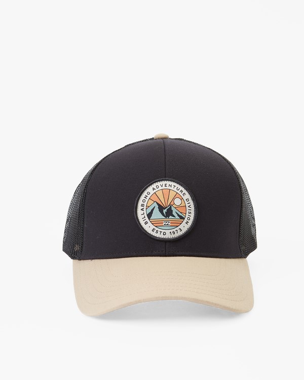 Billabong A/Div Walled Trucker Hat Black/Tan | JHPFGU-634
