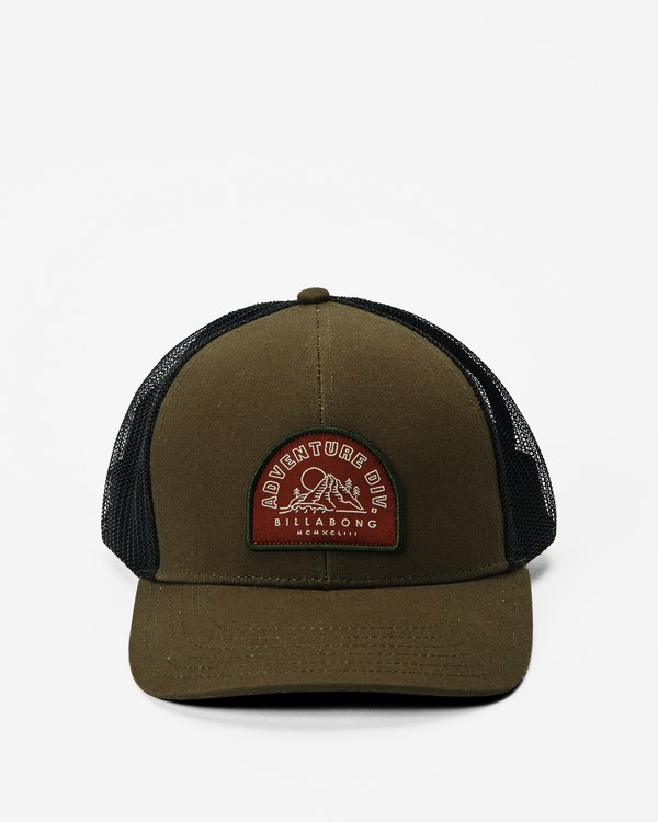 Billabong A/Div Walled Trucker Hat Olivy Zelené | IARFJS-375