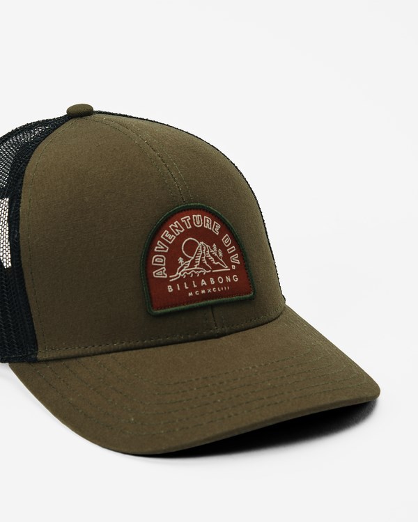 Billabong A/Div Walled Trucker Hat Olivy Zelené | IARFJS-375