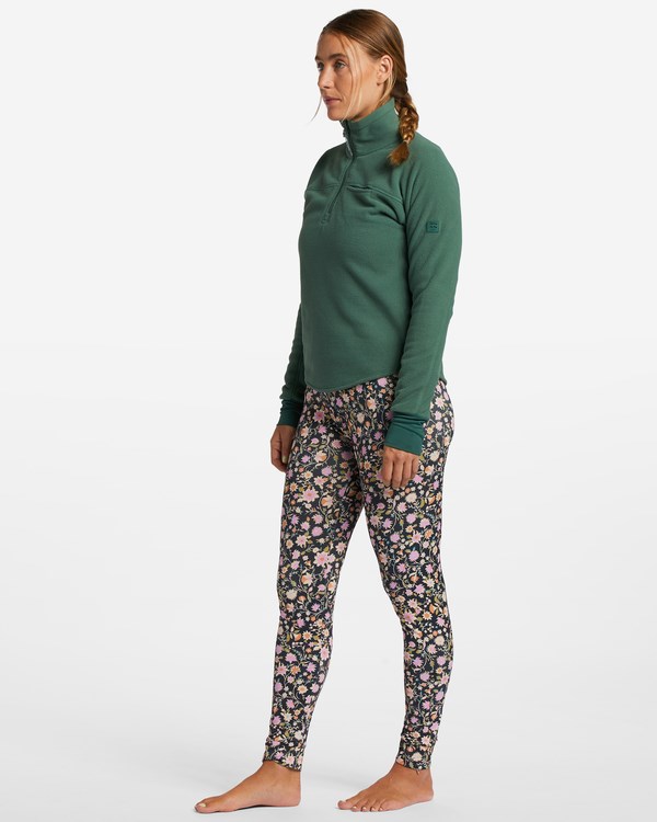 Billabong A/Div Warm Up Tech Leggings Černé | XIBZTC-572