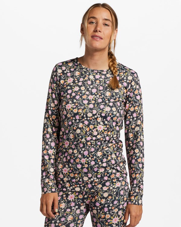 Billabong A/Div Warm Up Tech Long Sleeve Knit Top Černé | HFJPDI-432