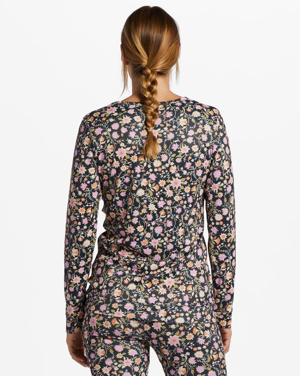 Billabong A/Div Warm Up Tech Long Sleeve Knit Top Černé | TZJBLC-428