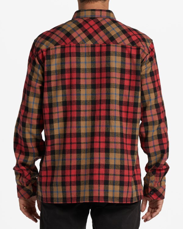 Billabong A/Div Westport Organic Flannel Shirt Červené | FKWVPD-237