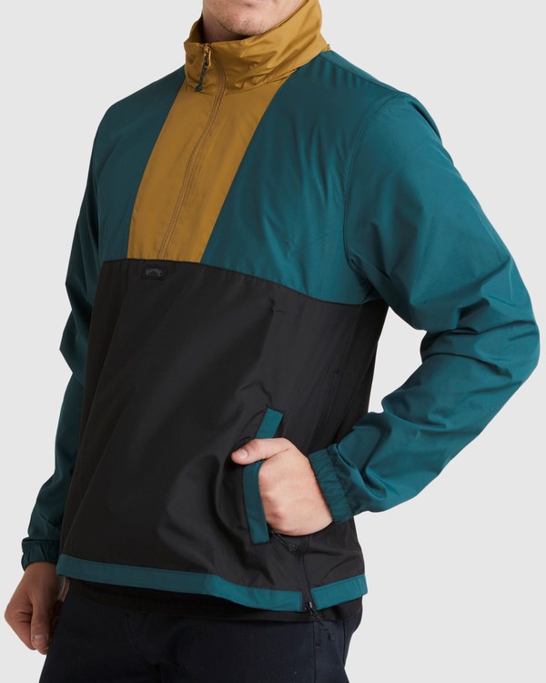 Billabong A/Div Windswell Anorak Windbreaker Jacket Tmavě | NAYMPI-690