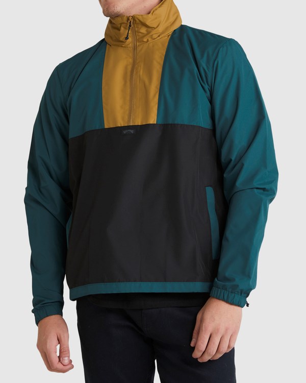 Billabong A/Div Windswell Anorak Windbreaker Jacket Tmavě | NAYMPI-690
